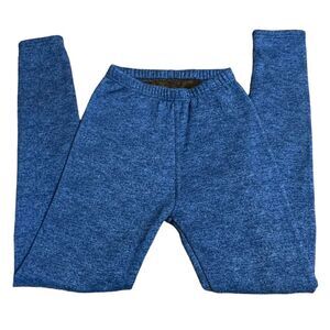 Just Cozy inc, Fleece lined blue leggings NWOT